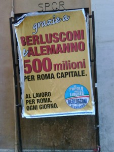 foto manifesti roma