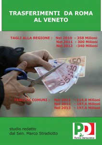 1prima pagina TAGLI Veneto